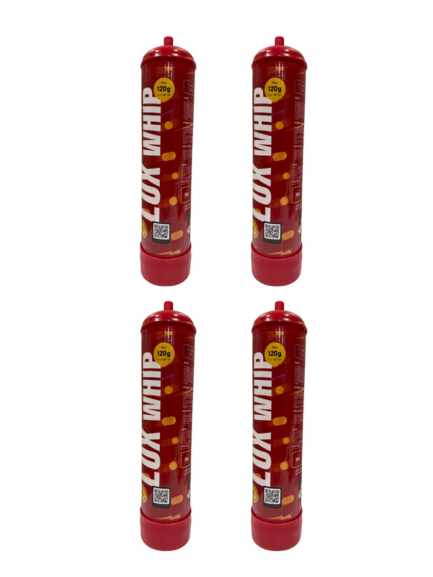 4 x *NEW 2025* 700G LuxWhip Infusions N2O Cannister