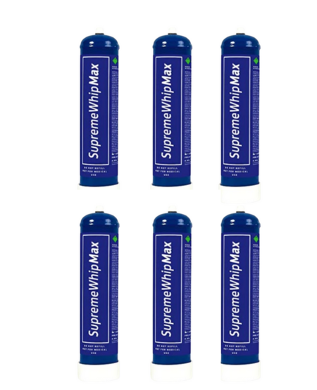 6x *NEW 2025* SupremeWhip 0.95L N2O Canister