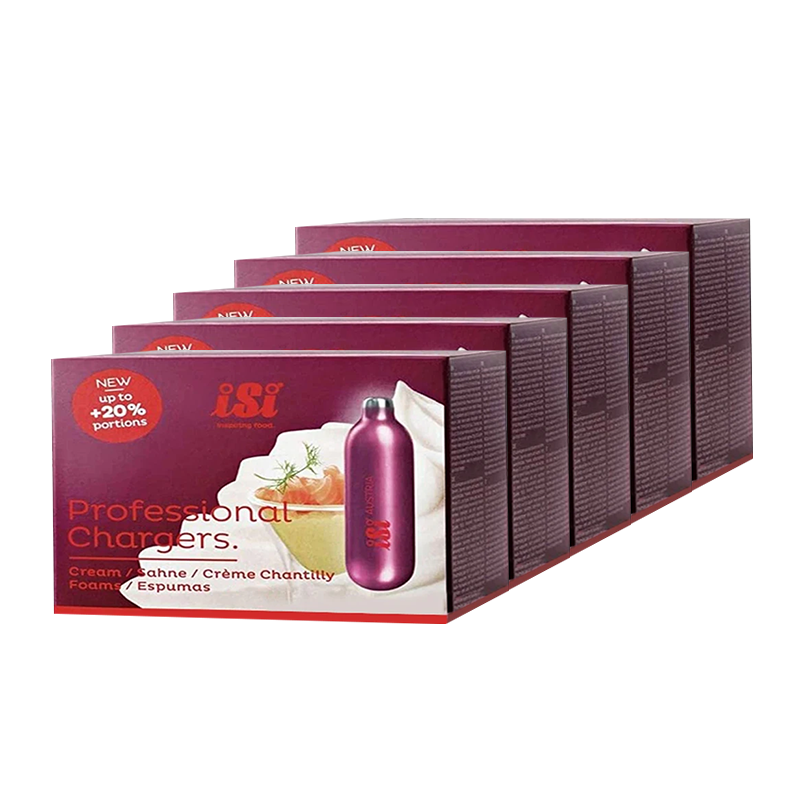ISI Professional Cream Chargers 5 x 10 Pack