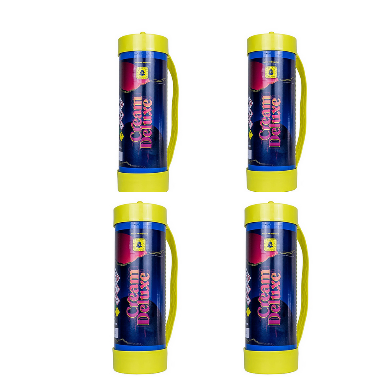 4 x *NEW 2024* Cream Deluxe 3.3L N2O Cannister