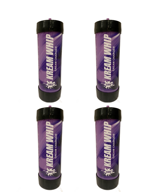 4 x *NEW 2024* Kream Whip 3.3L N2O Cannister