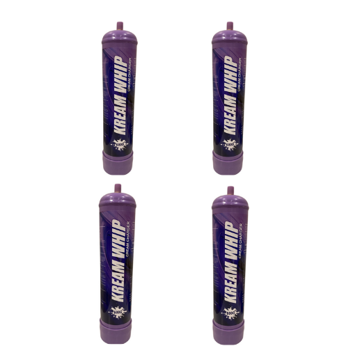 4 x *NEW 2024* Kream Whip 680g N2O Cannister