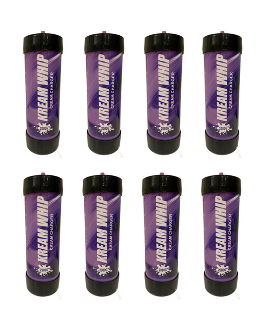 8 x *NEW 2024* Kream Whip 3.3L N2O Cannister