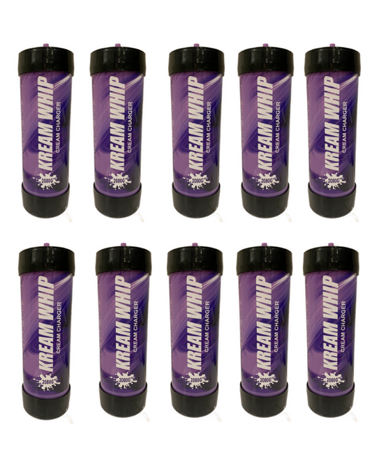 10 x *NEW 2024* Kream Whip 3.3L N2O Cannister