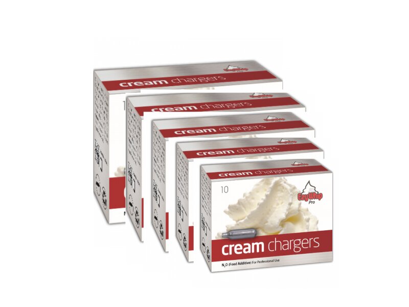 *NEW 2023* EZYWHIP PRO CREAM CHARGERS N2O 50 PACK (50 BULBS)