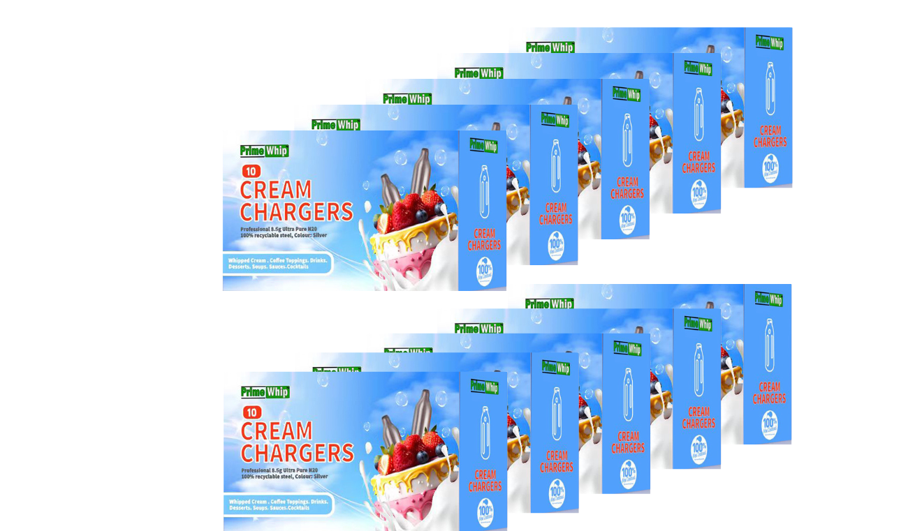*NEW for 2025* PrimeWhip PRO 8.5g Cream Chargers  - 10 x 10 Pack