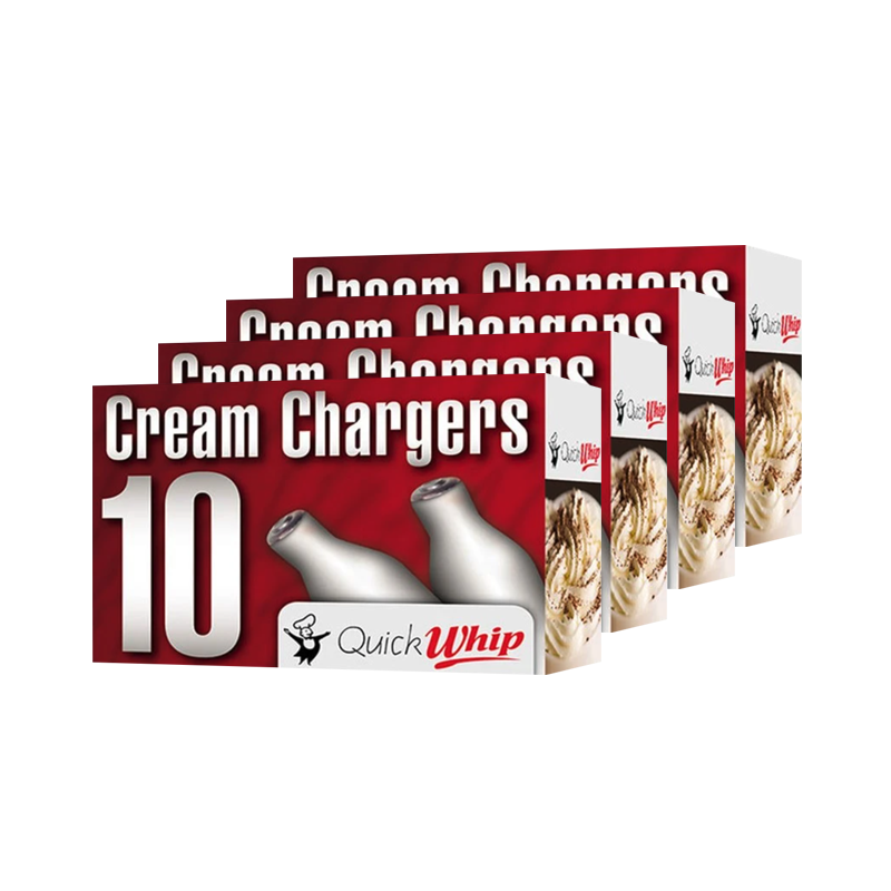 QuickWhip Cream Chargers 4x10 Pack